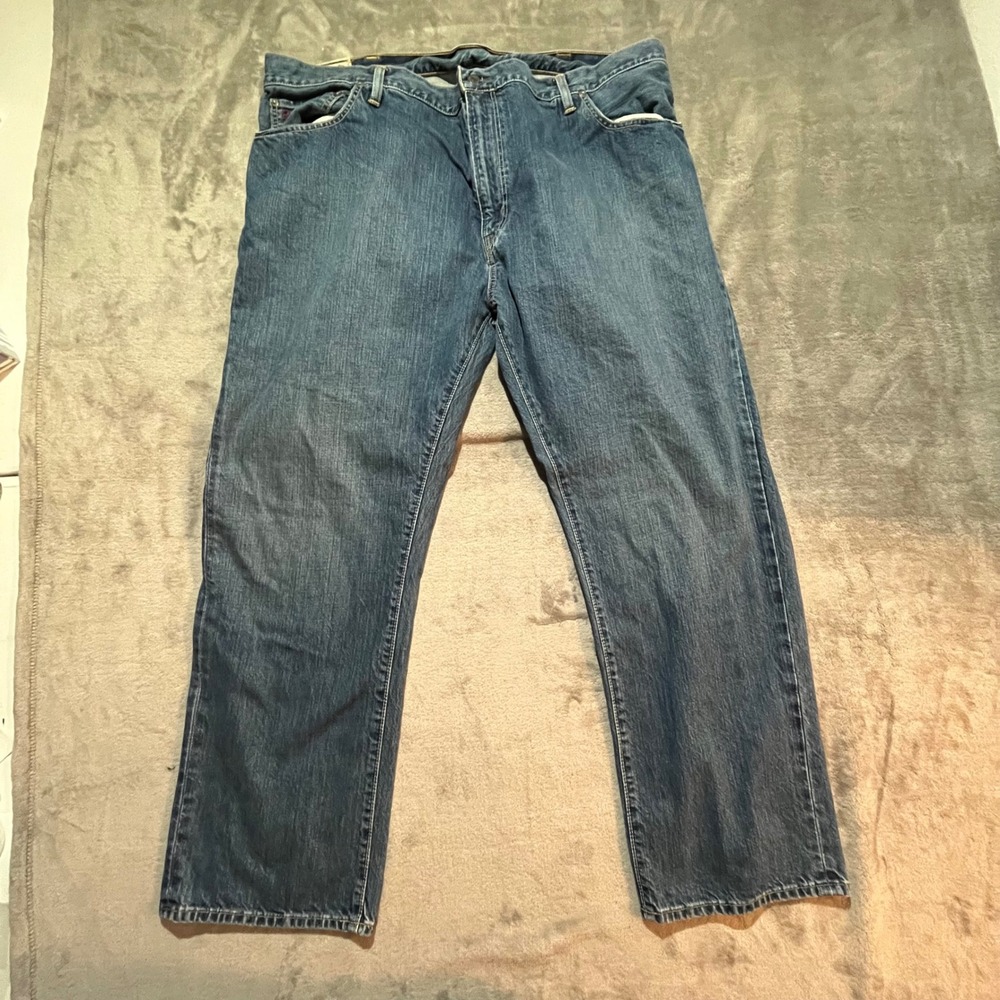 Polo Ralph Lauren Jeans Mens‎ 44Bx30 Blue Hampton Straight Authentic Dungarees